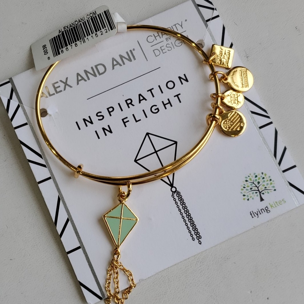 Alex and Ani Inspiration in Flight Kite Goldtone